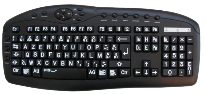 Problème De Clavier Touches Tape Plusieurs Caractères Clavier gros caractères – Périphériques – Informatique — Etex France