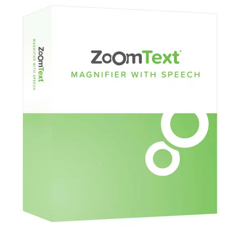 Boîte du logiciel ZoomText